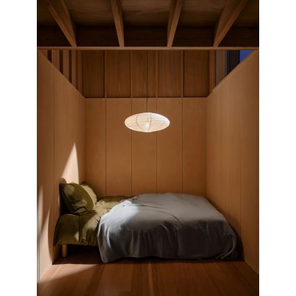 Nordlux - Lampskärm till taklampa VILLO E27 Ø 60 cm beige