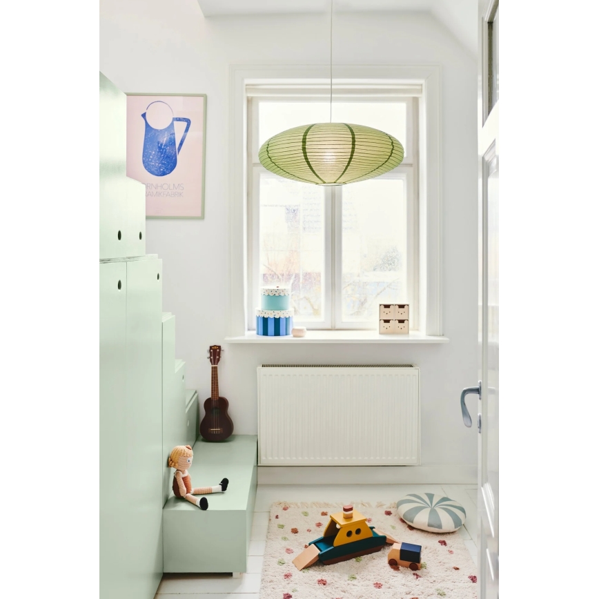 Nordlux - Lampskärm till taklampa VILLO E27 Ø 60 cm grön