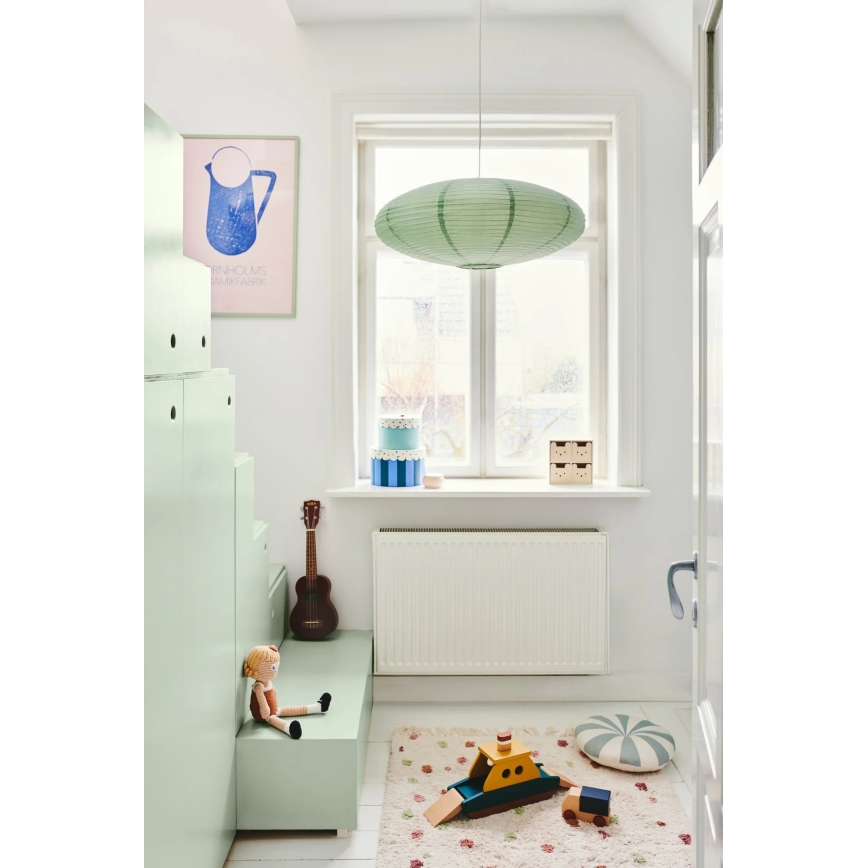 Nordlux - Lampskärm till taklampa VILLO E27 Ø 60 cm grön