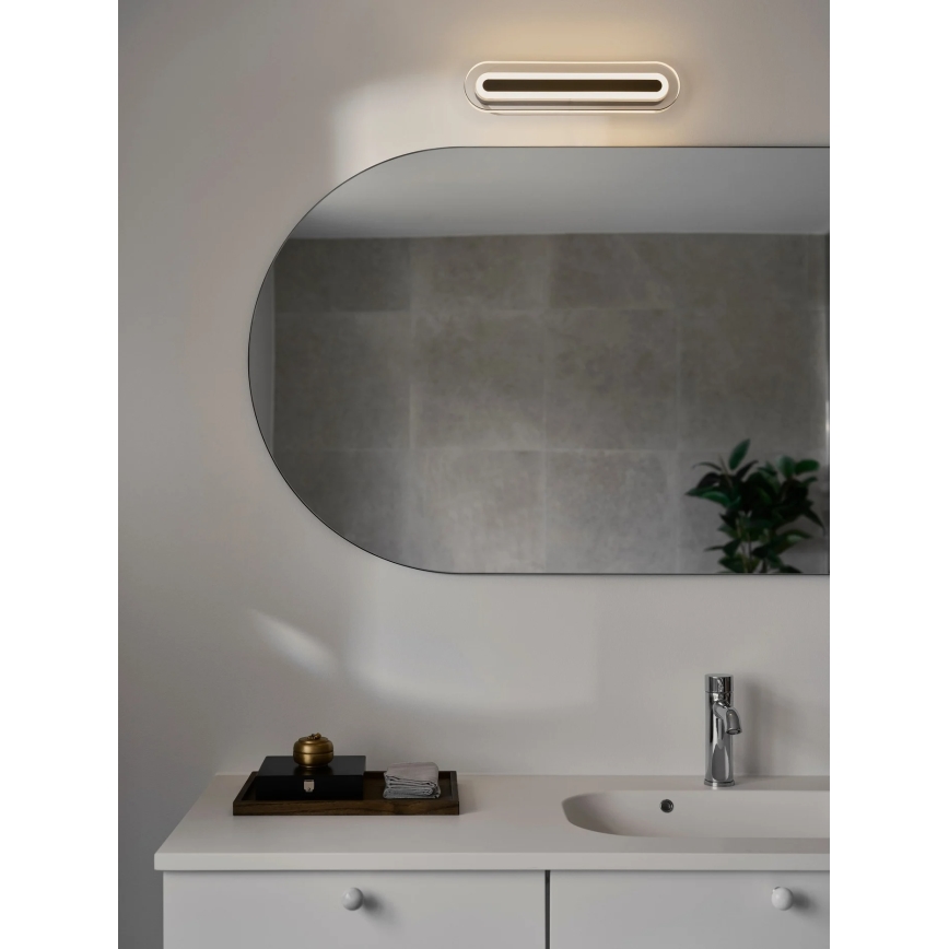 Nordlux - LED vägglampa för badrum CAVARA LED/11W/230V 3000/4000K IP44 svart