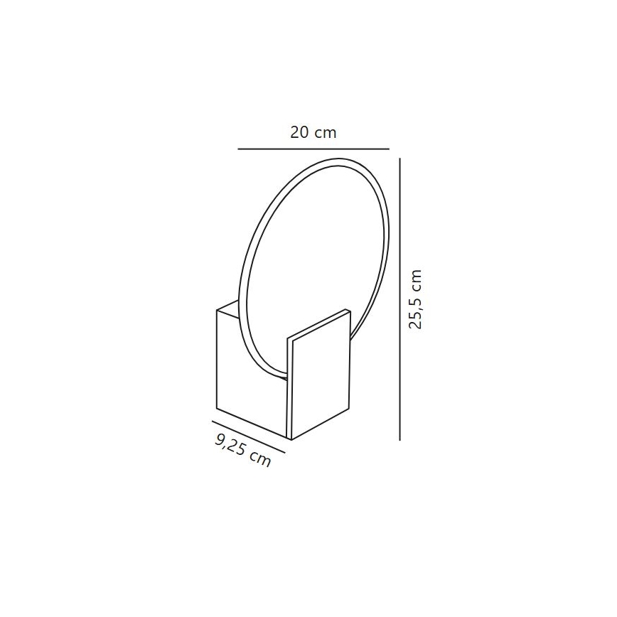 Nordlux - LED dimbar vägglampa för badrum HESTER LED/9,5W/230V IP44 vit