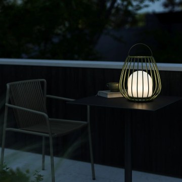 Nordlux - LED-dimbar bärbar utomhuslampa JIM TO-GO LED/3W/3,7V IP54 5000 mAh grön