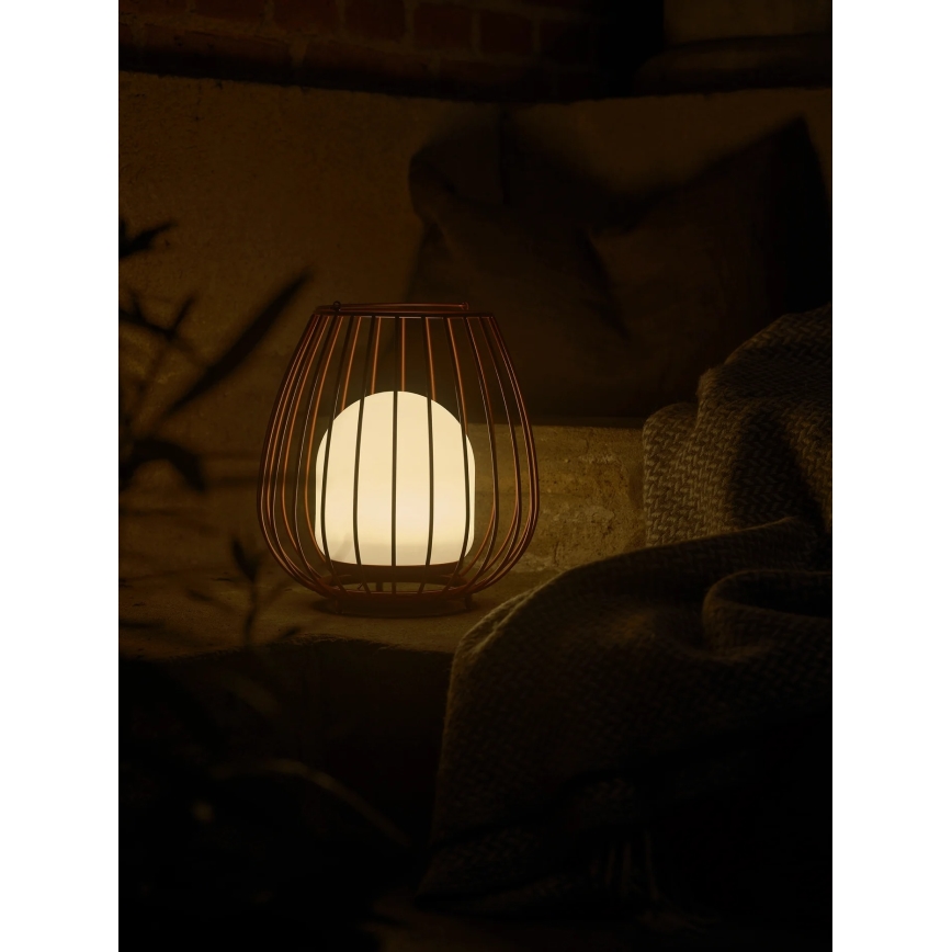 Nordlux - LED-dimmbar bärbar utomhuslampa JIM TO-GO LED/3W/3,7V IP54 5000 mAh röd