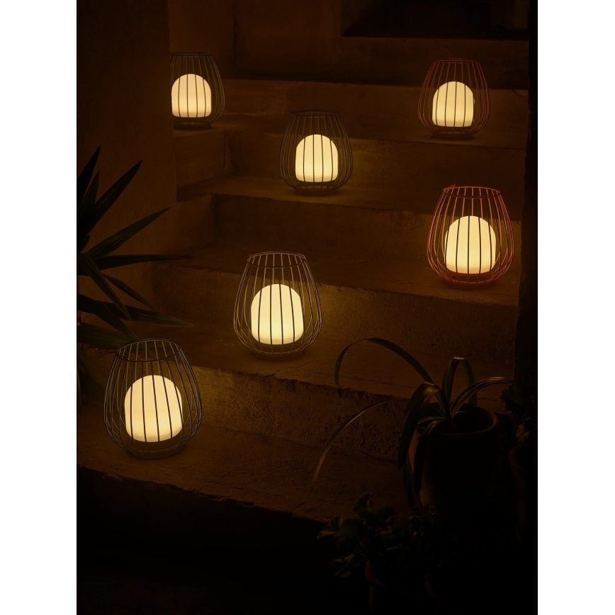 Nordlux - LED-dimmbar bärbar utomhuslampa JIM TO-GO LED/3W/3,7V IP54 5000 mAh röd