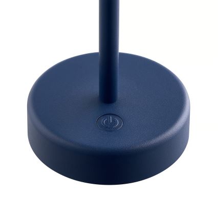 Nordlux - LED dimmbar uppladdningsbar beröringsstyrd utomhusbordslampa ELLEN LED/2,8W/3,7V IP44 blå