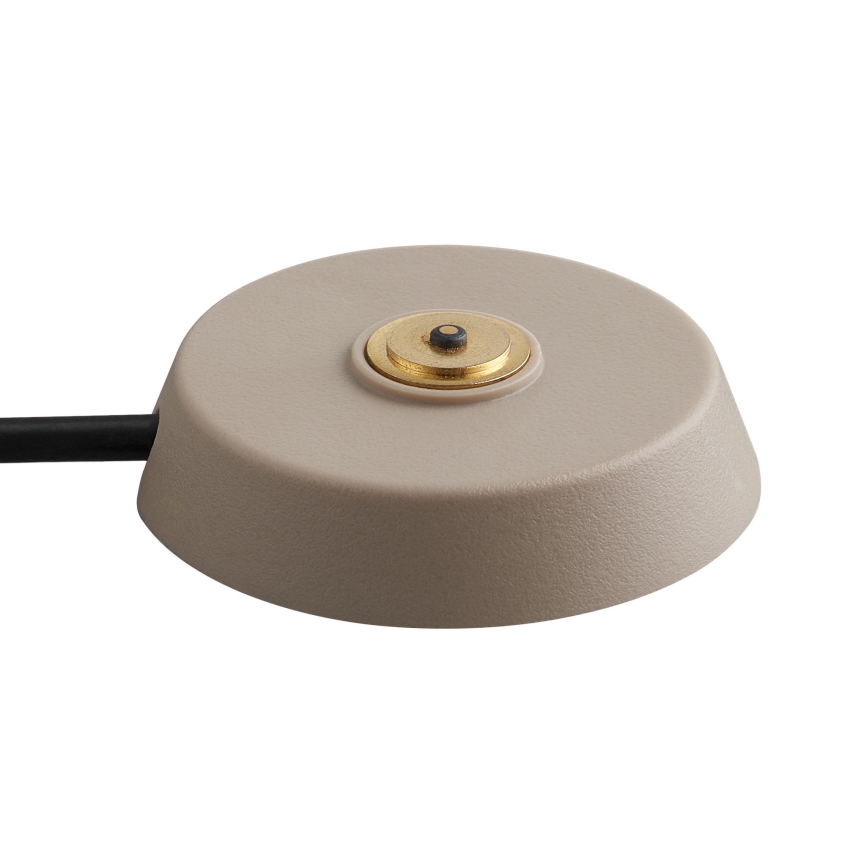 Nordlux - LED dimbar, uppladdningsbar utomhusbordslampa ELLEN LED/2,8W/3,7V 2200 mAh IP44 beige