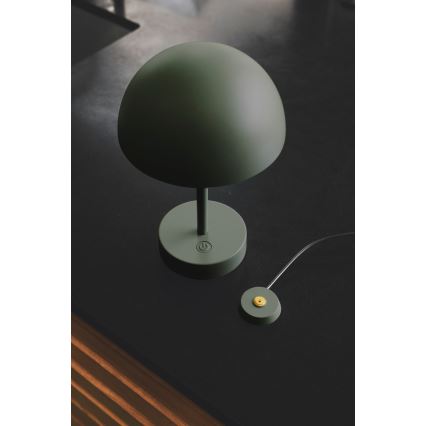 Nordlux - LED dimbar uppladdningsbar utomhusbordslampa ELLEN LED/2,8W/3,7V 2200 mAh IP44 grön