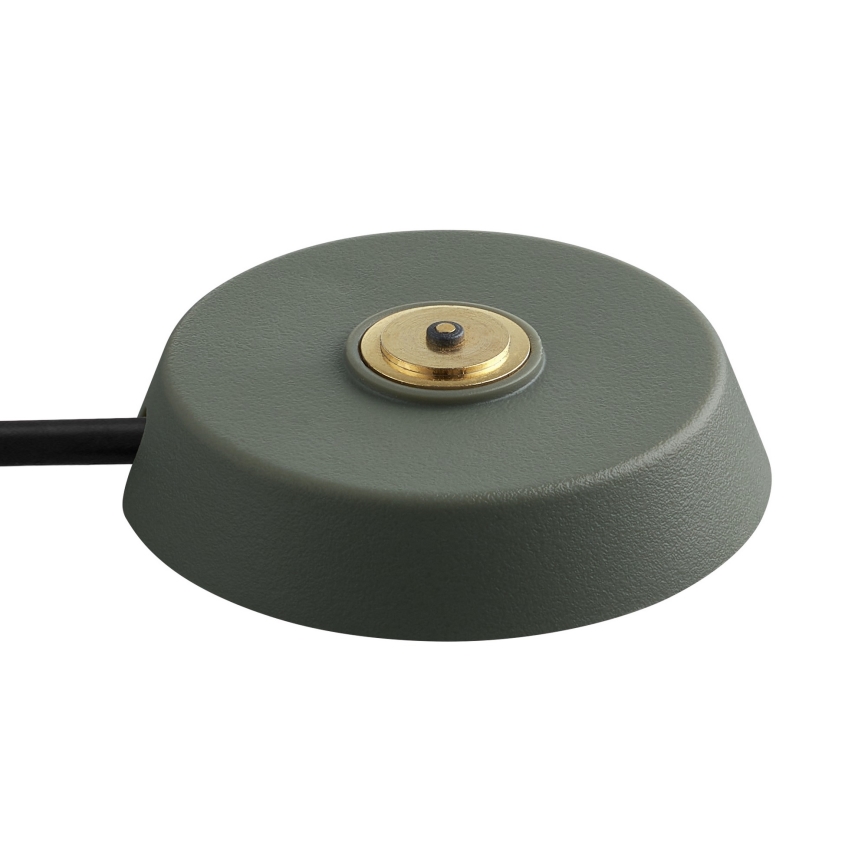 Nordlux - LED dimbar uppladdningsbar utomhusbordslampa ELLEN LED/2,8W/3,7V 2200 mAh IP44 grön