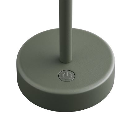 Nordlux - LED dimbar uppladdningsbar utomhusbordslampa ELLEN LED/2,8W/3,7V 2200 mAh IP44 grön