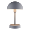 Nordlux - LED dimbar uppladdningsbar utomhusbordslampa ELLEN LED/2,8W/3,7V 2200 mAh IP44 grå