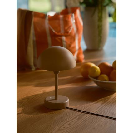 Nordlux - LED-dimmbar uppladdningsbar utomhusbordslampa ELLEN LED/2,8W/3,7V 2200 mAh IP44 brun
