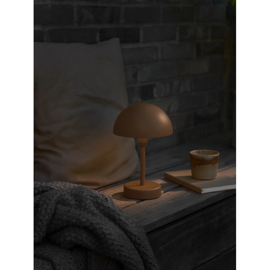 Nordlux - LED-dimmbar uppladdningsbar utomhusbordslampa ELLEN LED/2,8W/3,7V 2200 mAh IP44 brun