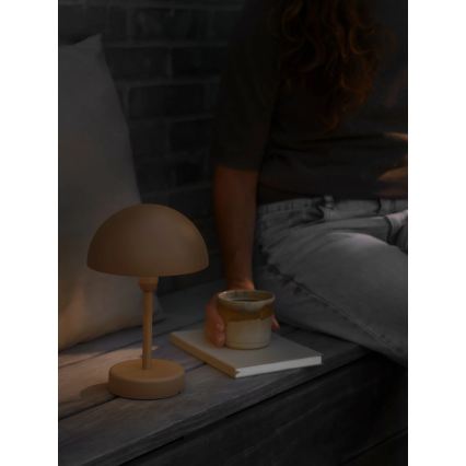 Nordlux - LED-dimmbar uppladdningsbar utomhusbordslampa ELLEN LED/2,8W/3,7V 2200 mAh IP44 brun