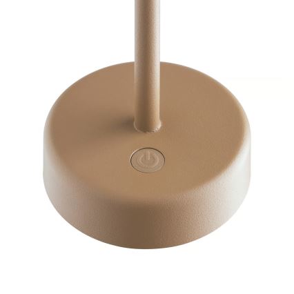 Nordlux - LED-dimmbar uppladdningsbar utomhusbordslampa ELLEN LED/2,8W/3,7V 2200 mAh IP44 brun