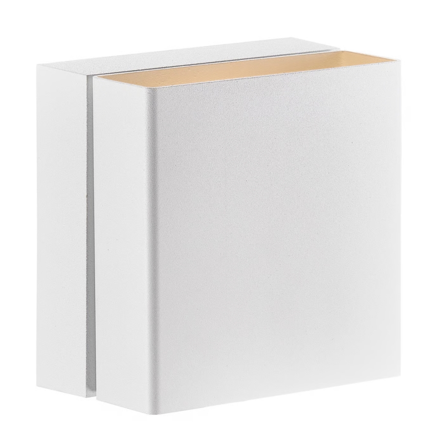 Nordlux - Dimbar LED utomhusvägglampa TURN LED/13,8W/230V IP54 vit