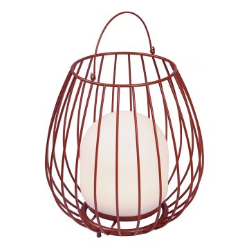 Nordlux - LED-dimmbar bärbar utomhuslampa JIM TO-GO LED/3W/3,7V IP54 5000 mAh röd