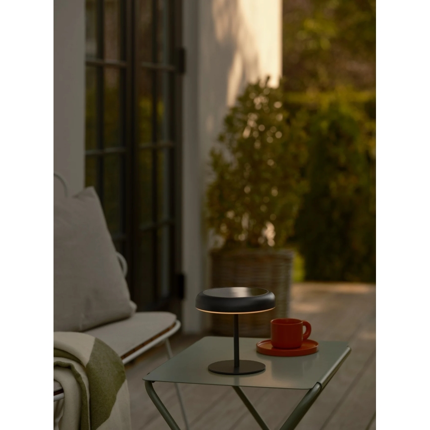 Nordlux - LED-solarlampa ELMER LED/2W/3,7V IP44 svart