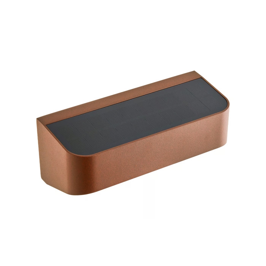 Nordlux - LED-solarlampa med sensor MARCELLIO LED/5W/5V IP54 2200 mAh brun