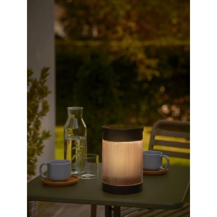 Nordlux - LED-solcellslampa COUPAR LED/3,2W/3,7V svart