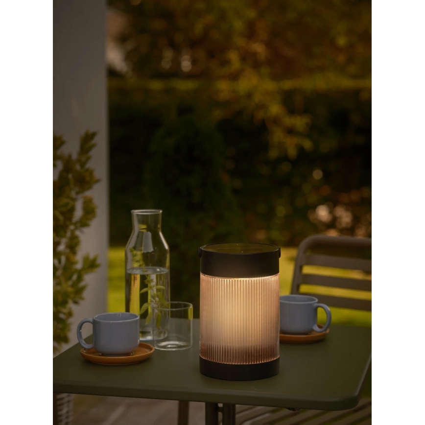 Nordlux - LED-solcellslampa COUPAR LED/3,2W/3,7V svart