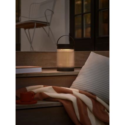 Nordlux - LED-solcellslampa COUPAR LED/3,2W/3,7V svart