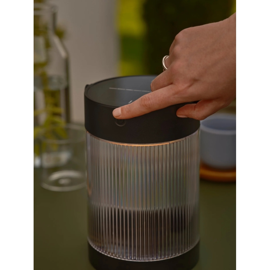 Nordlux - LED-solcellslampa COUPAR LED/3,2W/3,7V svart