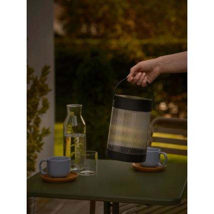 Nordlux - LED-solcellslampa COUPAR LED/3,2W/3,7V svart