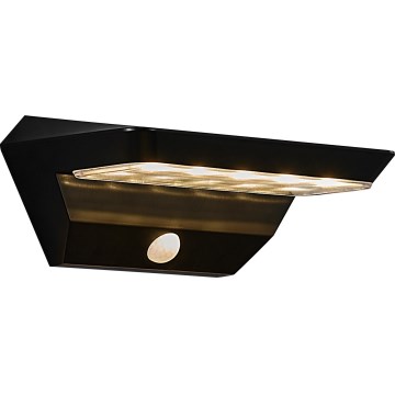 Nordlux - LED solcellsvägglampa med sensor AGENA LED/5W/3,7V IP44 2200 mAh