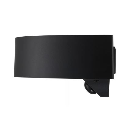 Nordlux - LED solcellsvägglampa med sensor MONAY LED/5W/5V 3000K IP44 2000 mAh svart