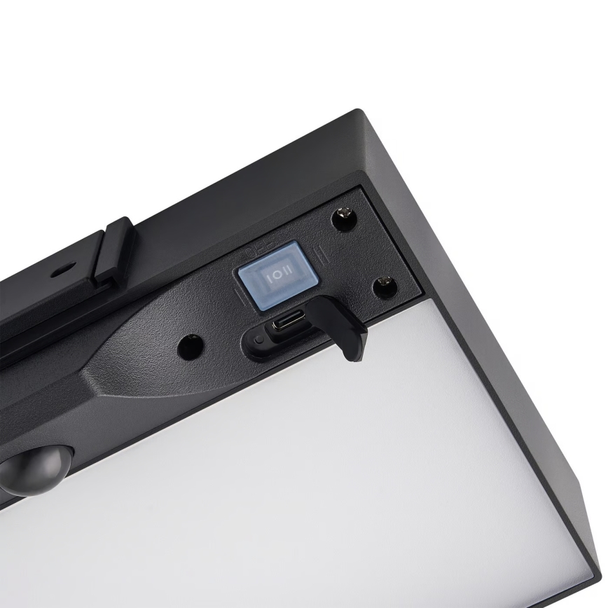 Nordlux - LED solcellsvägglampa med sensor MONAY LED/5W/5V 3000K IP44 2000 mAh svart