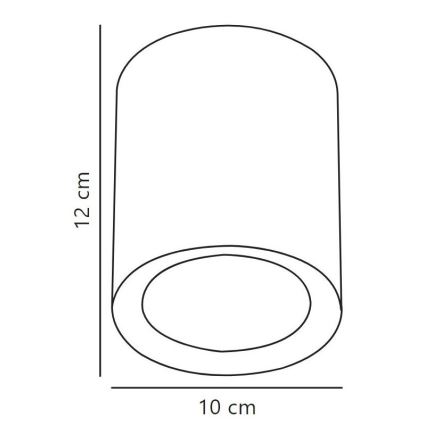 Nordlux - Dimbar LED-spotlampa FALLON LONG LED/5,5W/230V vit