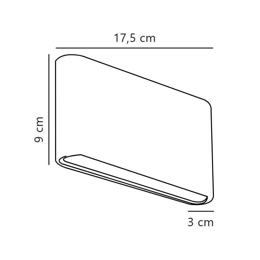 Nordlux - LED utomhusväggarmatur KINVER LED/8,5W/230V IP54 vit