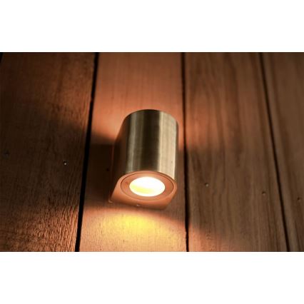 Nordlux - LED utomhusvägglampa CANTO 2xLED/5,5W/230V IP44 guld