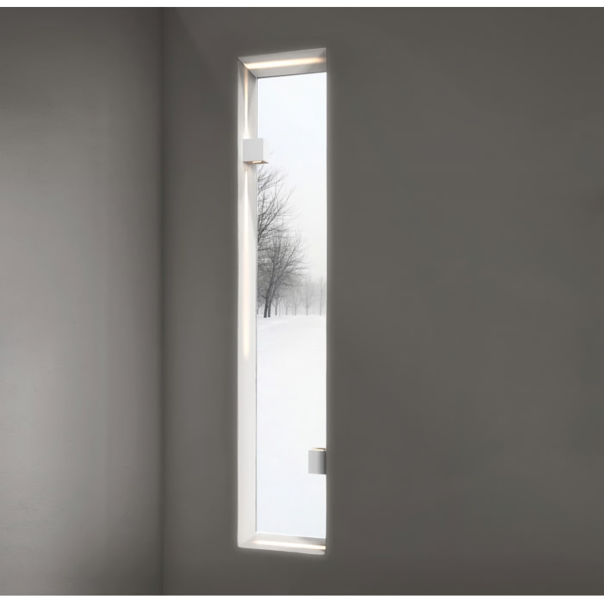 Nordlux - LED utomhusvägglampa CANTO 2xLED/6W/230V IP44 vit