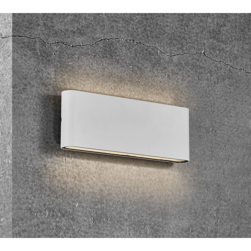 Nordlux - LED Utomhusvägglampa KINVER LED/10W/230V IP54 vit