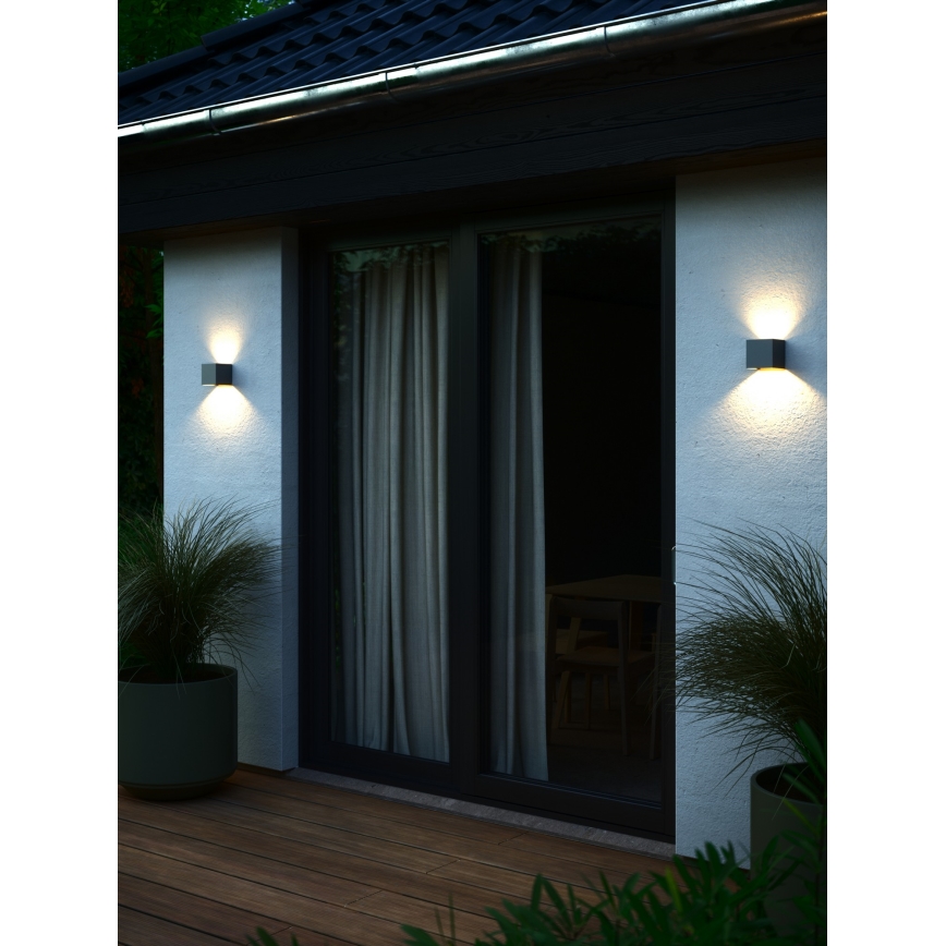 Nordlux - LED utomhusvägglampa MILDA LED/4,9W/230V IP44 antracit