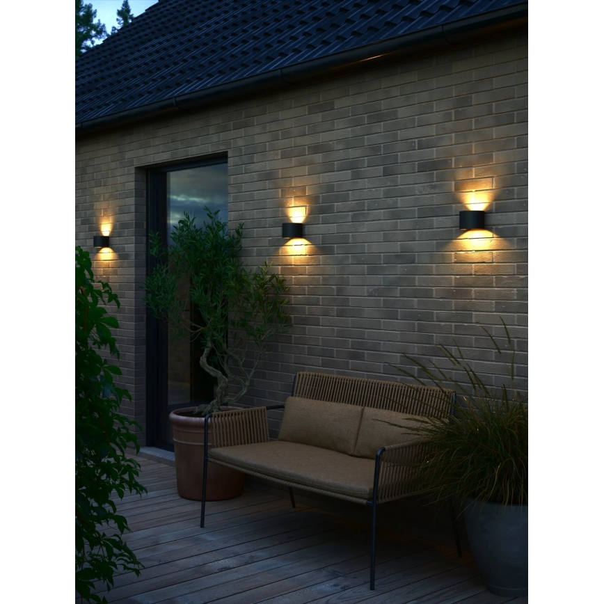 Nordlux - LED utomhusvägglampa MILDA LED/4,9W/230V IP44 svart