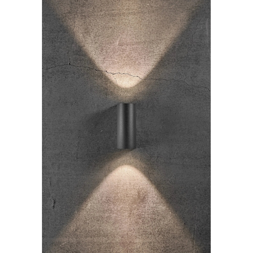 Nordlux - LED vägglampa för utomhusbruk ASBOL LED/13,3W/230V 3000K IP44 svart