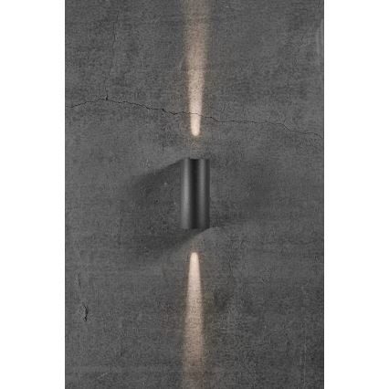 Nordlux - LED vägglampa för utomhusbruk ASBOL LED/13,3W/230V 3000K IP44 svart