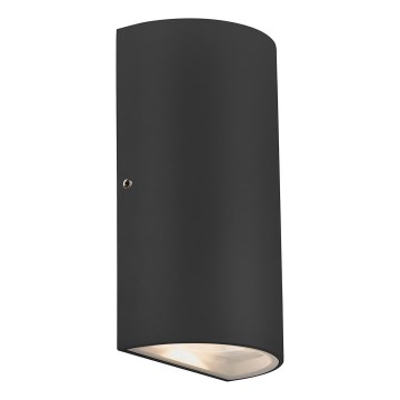 Nordlux - LED vägglampa för utomhusbruk ROLD LED/10,5W/230V 3000K IP54 svart