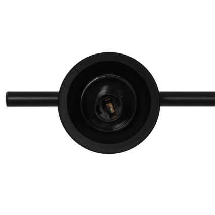 Nordlux - LILLY taklampa på vajer, 5xE14/10W/230V, svart