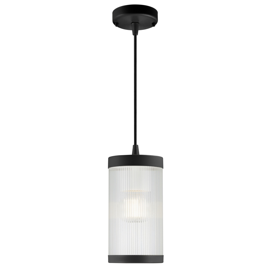 Nordlux - Ljuskrona för utomhusbruk COUPAR 1xE27/25W/230V IP33 IP33 diameter 13 cm svart