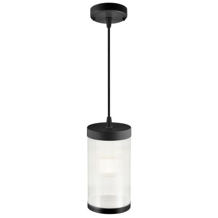 Nordlux - Ljuskrona för utomhusbruk COUPAR 1xE27/25W/230V IP33 IP33 diameter 13 cm svart
