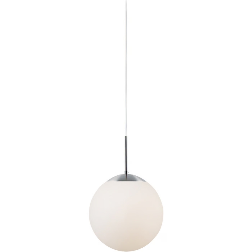 Nordlux - Ljuskrona med textilsladd CAFE 1xE27/15W/230V diameter 15 cm vit