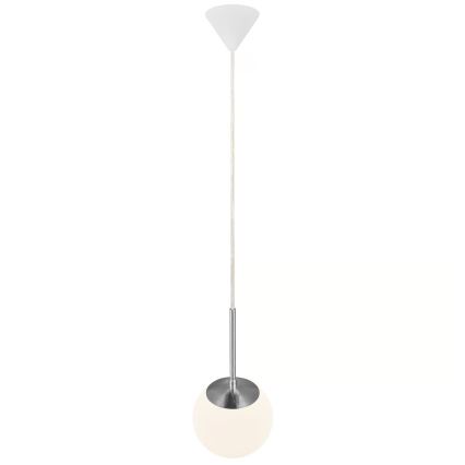 Nordlux - Ljuskrona med textilsladd CAFE 1xE27/15W/230V diameter 15 cm vit