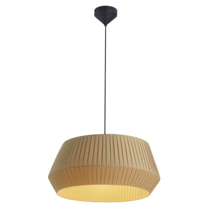 Nordlux - Ljuskrona med textilsladd DICTE 1xE27/60W/230V diameter 53 cm beige