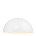 Nordlux - Ljuskrona med textilsladd ELLEN 1xE27/40W/230V diameter 40 cm vit