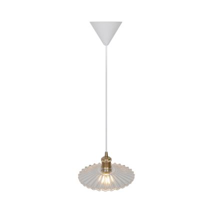 Nordlux - Ljuskrona med textilsladd TORINA 1xE27/40W/230V diameter 24 cm