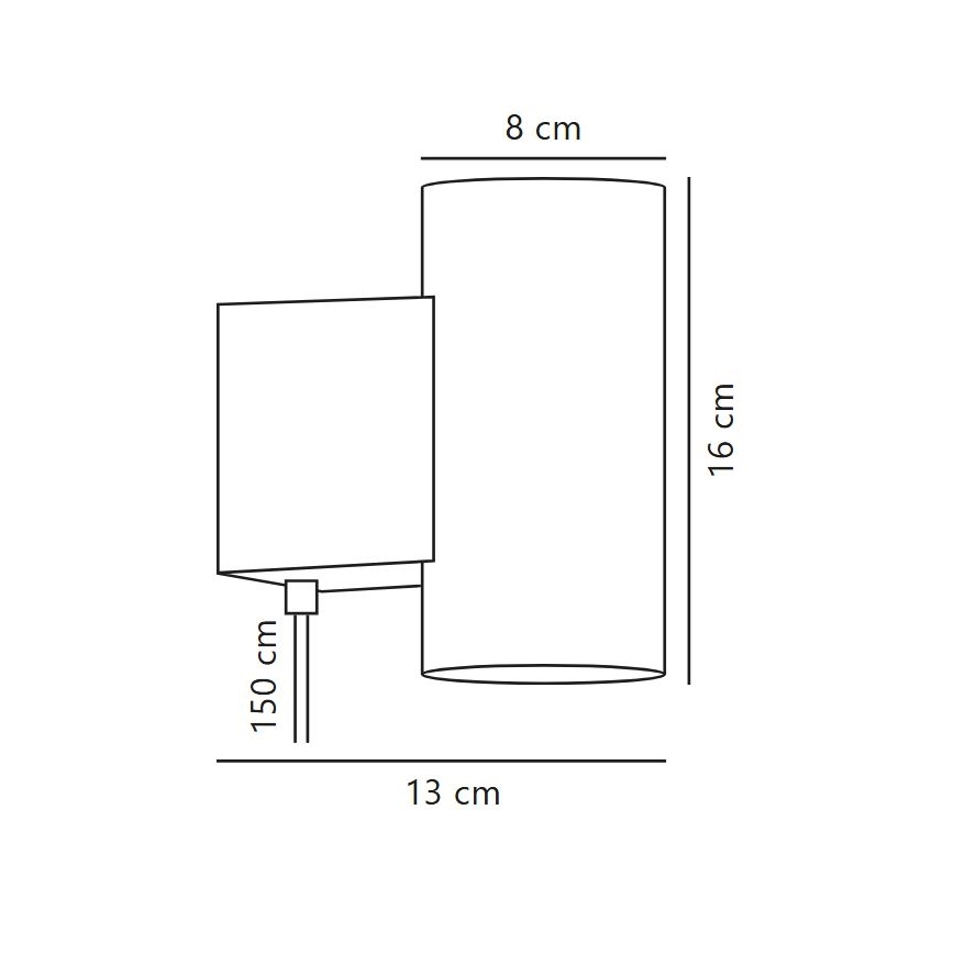 Nordlux - LED Dimbart vägglampa MONA LED/10W/230V CRI 90