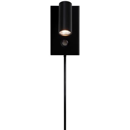 Nordlux - LED Dimbar väggspot OMARI LED/3,2W/230V svart